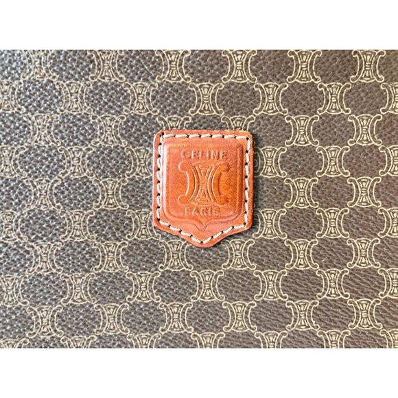 CELINE Paris Vintage Macadam Monogram Clutch - Picture 3 of 13